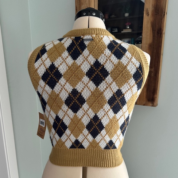 Dickies Crop Sweater Vest New With Tag - Picture 3 of 7